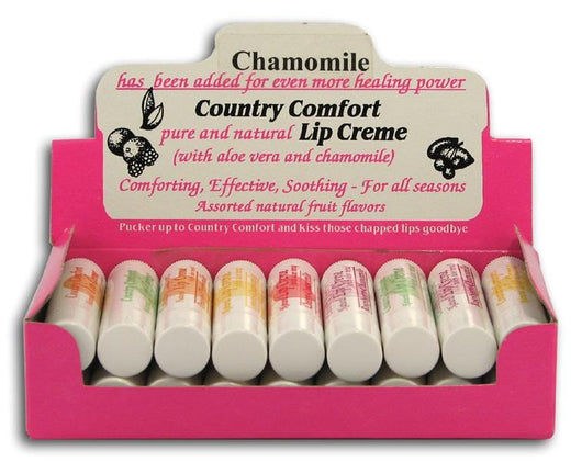 Country Comfort Lip Cream Assort Display - 18 x 1 tube