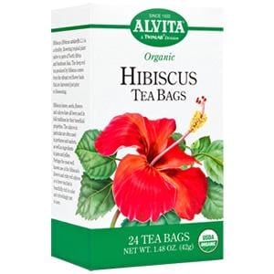 Alvita Hibiscus Tea, Organic - 6 x 1 box