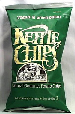 Kettle Foods Potato Chips Sour Cream & Onion - 12 x 9 ozs.
