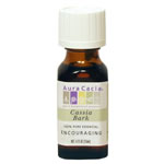 Aura Cacia Cassia (Cinnamon) Bark Essential Oil 1/2 oz. bottle