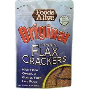 Foods Alive Original Flax Crackers Organic - 4 ozs.