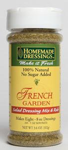 Homemade Dressings French Garden Salad Dressing Mix - 12 x 3.6 ozs.