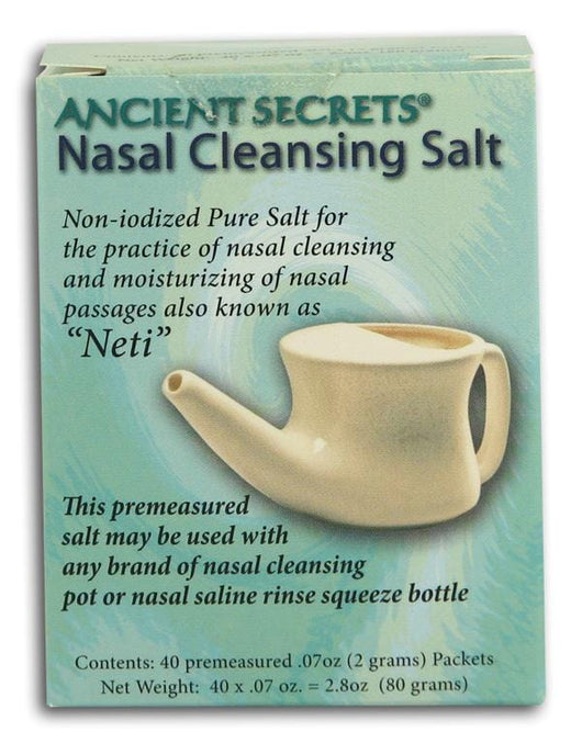 Ancient Secrets Nasal Cleansing Salt - 40 pks.