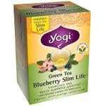 Yogi Tea Green Tea (with caffeine) Blueberry Slim Life 16 ct
