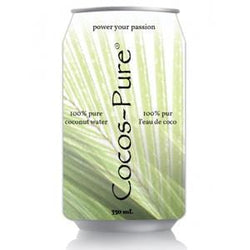 Cocos Pure Coconut Water, Pure - 24 x 11.16 ozs.