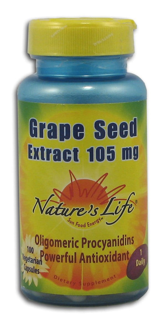 Nature's Life Grape Seed Extract - 100 veg caps