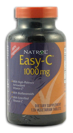 Natrol Easy-C 1000 mg with Bioflavonoids Veg. Tablets - 120 tablets
