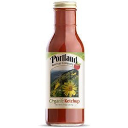 Portlandia Foods Ketchup, Natural, in Glass - 12 x 14 ozs.