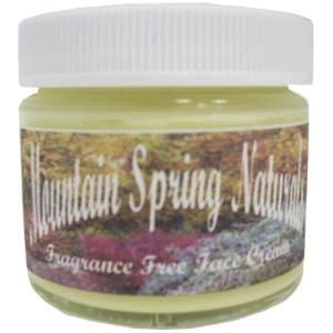 Mountain Spring Naturals Face Cream, Natural, Fragrance Free, Organic - 2 ozs.