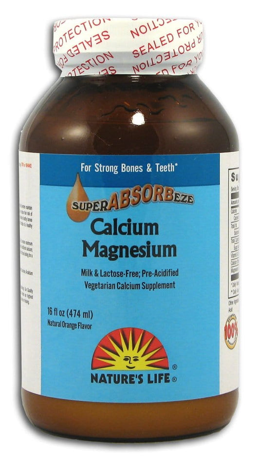 Nature's Life Calcium/Magnesium Liquid - 16 ozs.