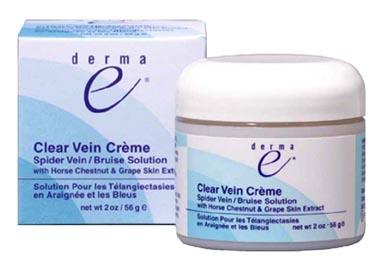 Derma E Clear Vein Creme - 2 ozs.