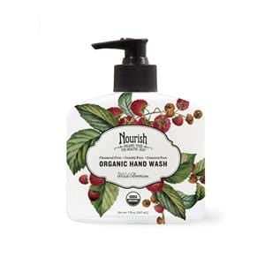 Nourish Hand Wash, Wild Berries, Organic - 12 x 7 ozs.