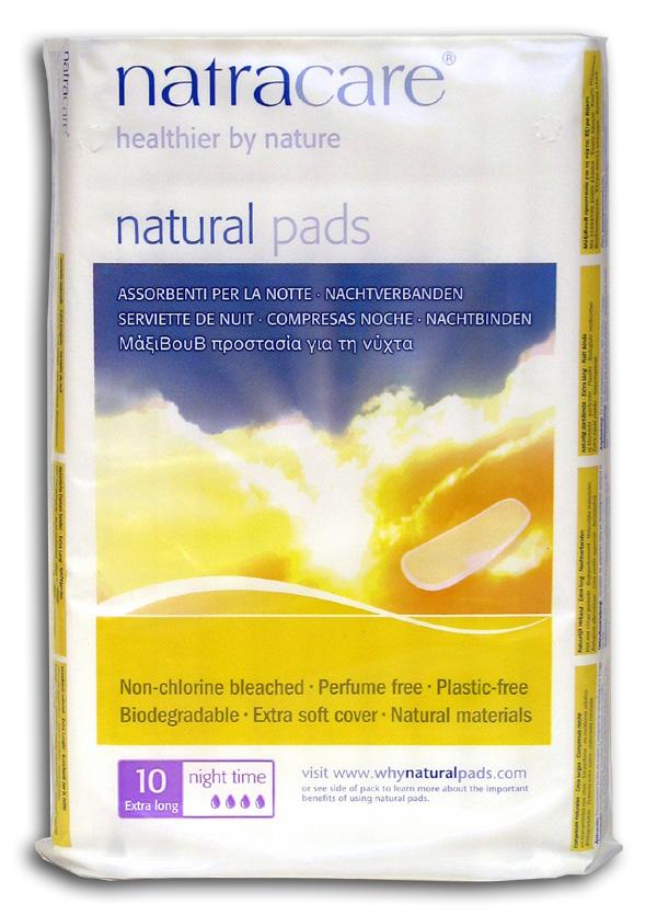 Night Time Natural Maxi Pads - Natracare