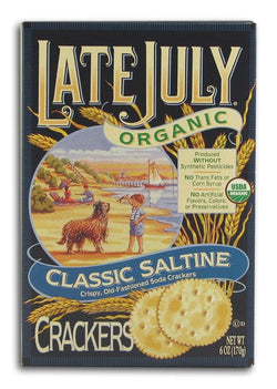 Late July Classic Round Saltine Crackers Organic - 6 ozs.