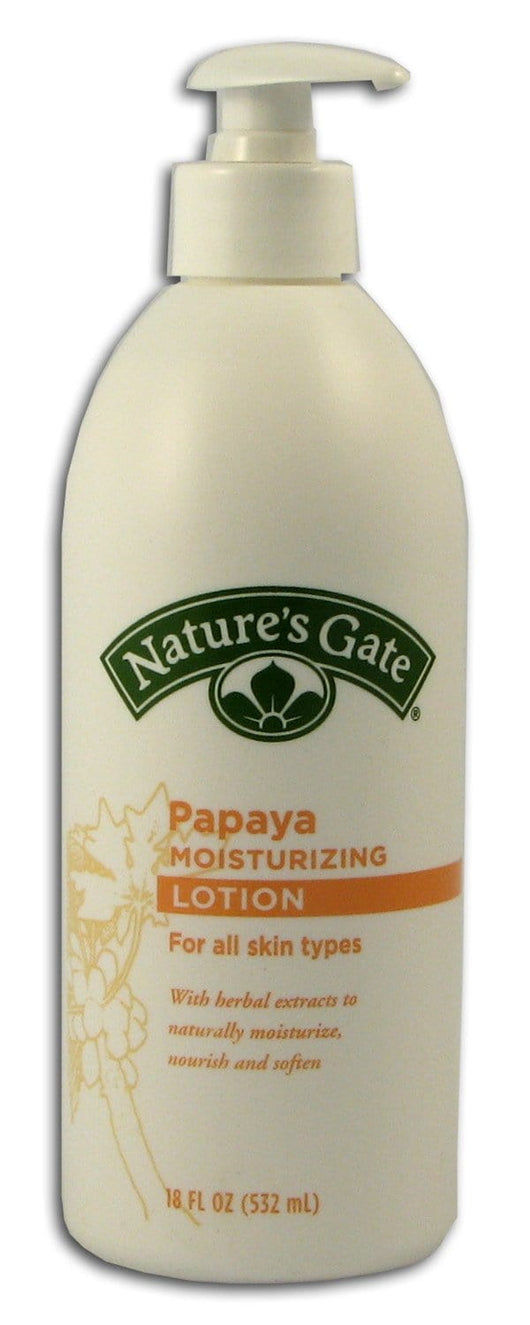 Nature's Gate Papaya Moisturizing Lotion for All Skin Types - 18 ozs.