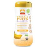 Happy Family Puffs Banana Organic Finger Foods for Babies 2.1 oz