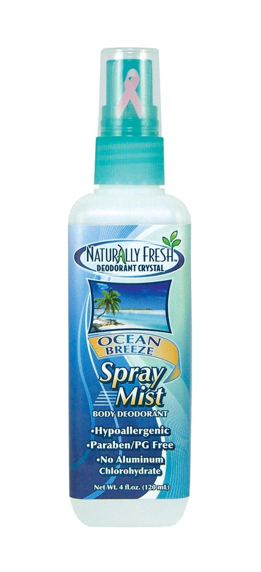 Naturally Fresh Spray Mist Body Deodorant Ocean Breeze - 4 ozs.