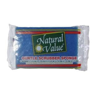 Natural Value Gentle Scrubber Sponge - 24 x 1 ct.