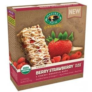 Nature's Path Berry Strawberry Granola Bar (5 Bars/Box) Organic - 6 x 6.2 ozs.