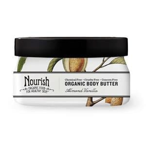 Nourish Body Butter, Almond Vanilla, Organic - 3.6 ozs.