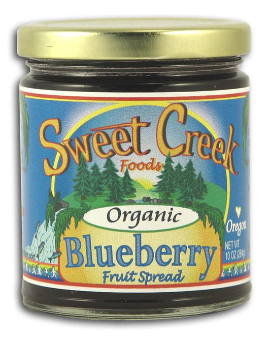 Sweet Creek Foods Blueberry Fruit Spread Organic - 12 x 10 ozs.