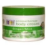 Aura Cacia Ginger/Mint Aromatherapy Body Cream 8 oz. jar