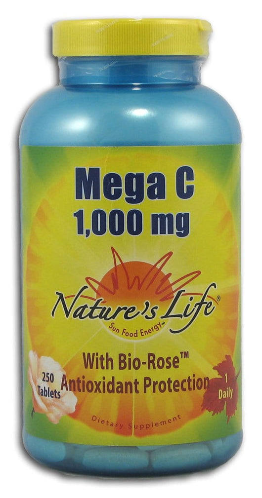 Nature's Life Mega C 1000 mg - 250 tablets