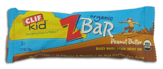 Clif Bar Peanut Butter Z Bar Organic - 18 x 1.27 ozs.