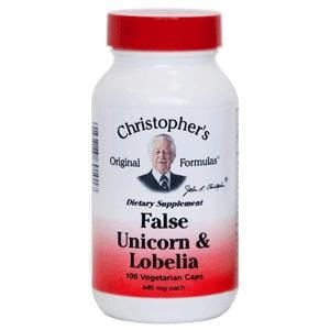 Dr. Christopher's False Unicorn & Lobelia - 100 caps