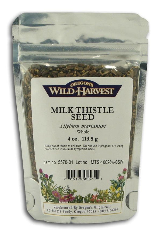 Oregon's Wild Harvest Milk Thistle Seed Whole Organic - 4 ozs.