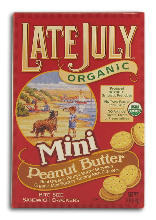 Late July Mini Peanut Butter Sandwich Crackers Organic - 5 ozs.
