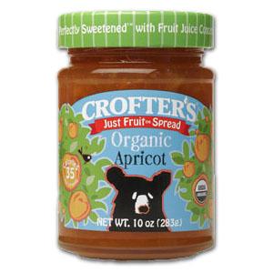 Crofter's Apricot Just Fruit Spread Organic - 12 x 10 ozs.