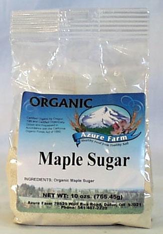 Azure Farm Maple Sugar Organic - 10 ozs.