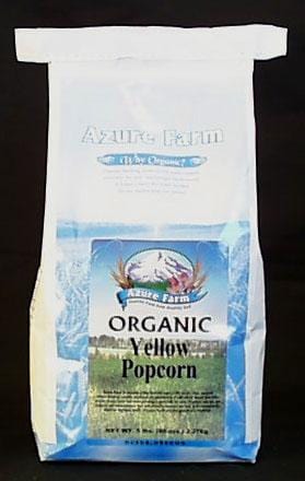 Azure Farm Popcorn Yellow Organic - 5 lbs.
