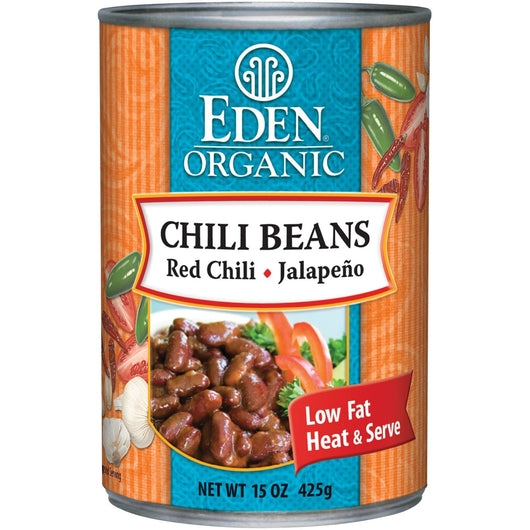 Eden Foods Chili Beans (dark red kidney) Organic - 15 ozs.