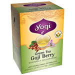 Yogi Tea Green Tea (contains caffeine) Goji Berry 16 ct