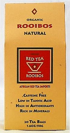African Red Tea Rooibos Natural Tea Organic - 12 x 1 box
