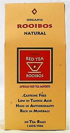 African Red Tea Rooibos Natural Tea Organic - 1 box