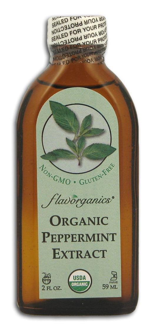 Flavorganics Extract Pure Peppermint Organic - 12 x 2 ozs.