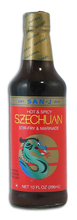 San-J Szechuan Hot & Spicy (stir fry & marinade) - 10 ozs.