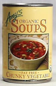 Amy's Chunky Vegetable Soup Organic - 12 x 14.3 ozs.