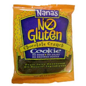 Nana's Cookies No Gluten Chocolate Crunch Cookie - 12 x 3.5 ozs.