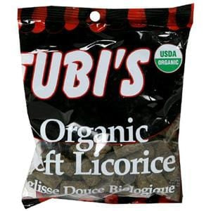 Tubi's  Black Licorice Pieces, Organic - 12 x 3.5 ozs.
