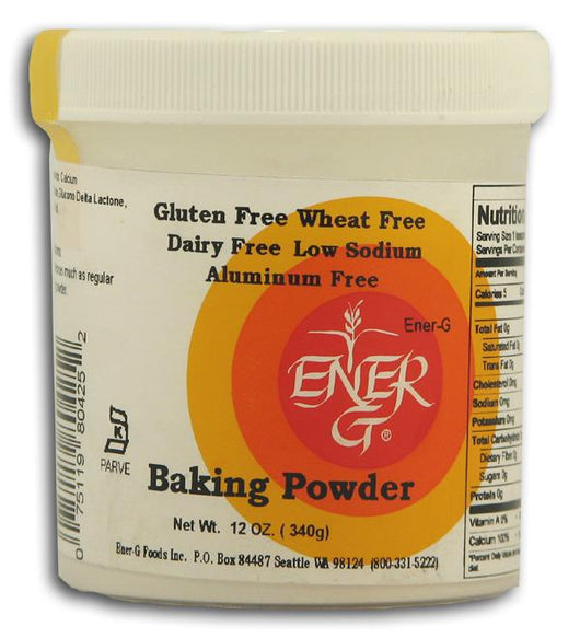 Ener-G Foods Baking Powder - 12 x 7 ozs.