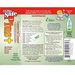 Safer Soaps Ultra Safe Plus Commercial Cleanser Ready to Use, Unscented - 1 quart