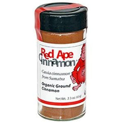 Red Ape Cinnamon, Ground, Organic, Shaker Top - 12 x 2.3 ozs.