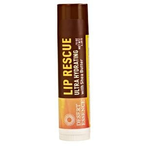 Desert Essence Lip Rescue, Ultra Hydrating with Shea Butter - 0.15 ozs.