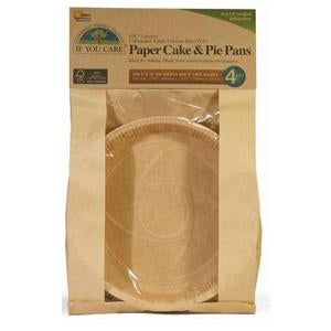 If You Care Paper Cake/Pie Baking Pans - 6 x 4 ct.