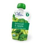 Plum Organics Baby & Tots Broccoli & Apple Organic Baby Food 4 oz.