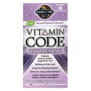 Garden of Life Vitamin Code, Raw Prenatal - 90 caps